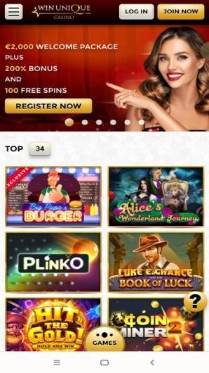 Découvrez le Win Unique Casino en Ligne en France avec Facilités de Connexion - aperçu